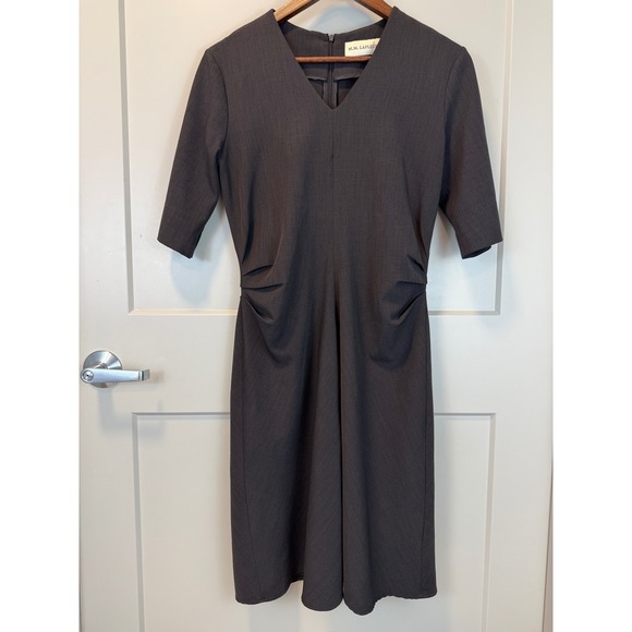 M.M. LaFleur Caroline Midi Dress Size 8 Monsoon Dark Gray